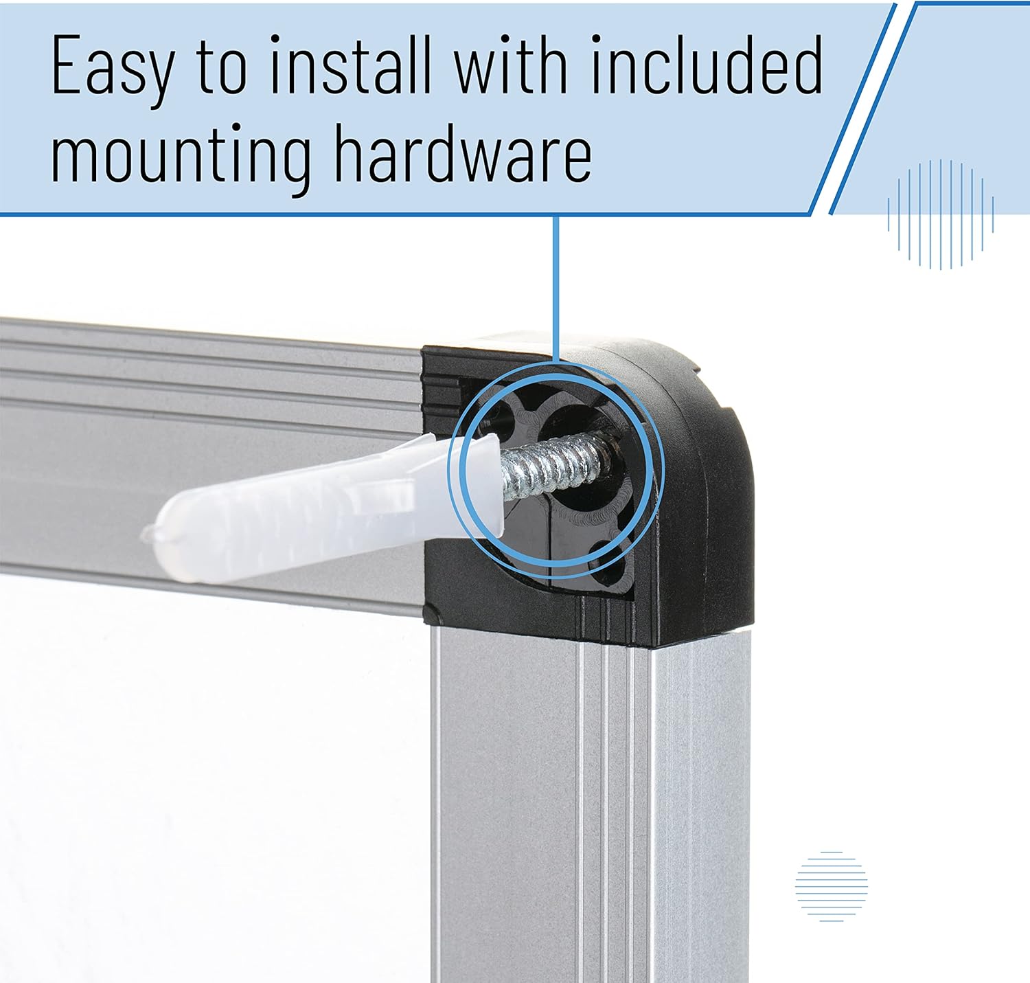 Mr. Pen- Magnetic Dry Erase Board, 24x36 Inches, White Board Dry Erase, Large White Board, Big White Board, Large Whiteboard for Wall, Large Magnetic Whiteboard, Large Dry Erase Board for Wall